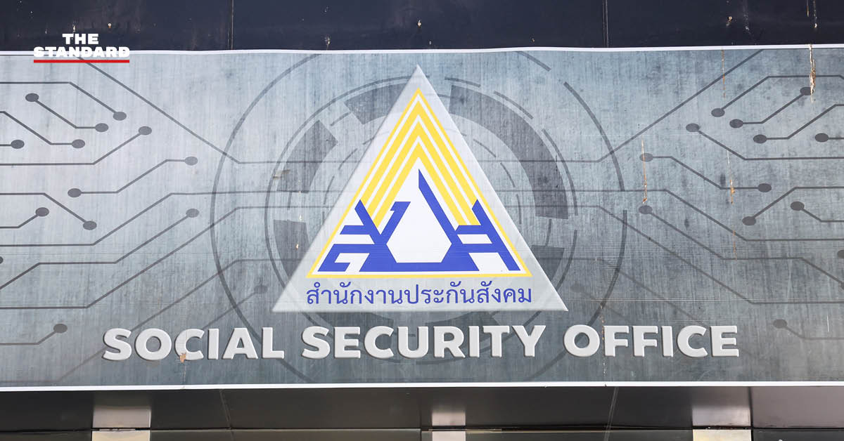 ภาพกราฟิกแสดงผลการนับคะแนนเลือกตั้งคณะกรรมการประกันสังคมไม่เป็นทางการ โดยทีมประกันสังคมก้าวหน้ามีคะแนนนำ