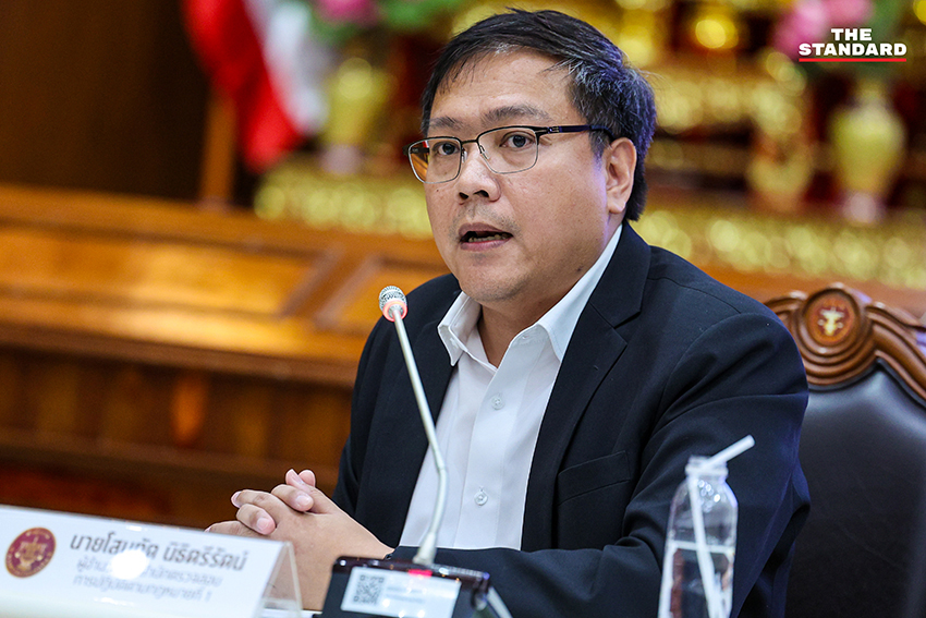 ภาพเจ้าหน้าที่สำนักงานการตรวจเงินแผ่นดินแถลงผลสอบไทยพีบีเอส 6