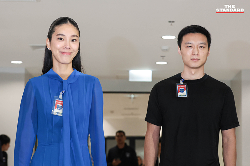 สุชาดา ซาง แทนทรัพย์ พร้อมสามี เดินทางเข้าให้ข้อมูลต่อกรมสอบสวนคดีพิเศษ 7