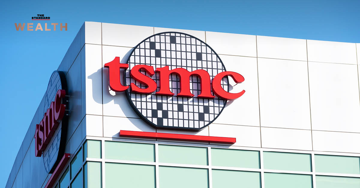 โลโก้ TSMC บนอาคารสำนักงานใหญ่