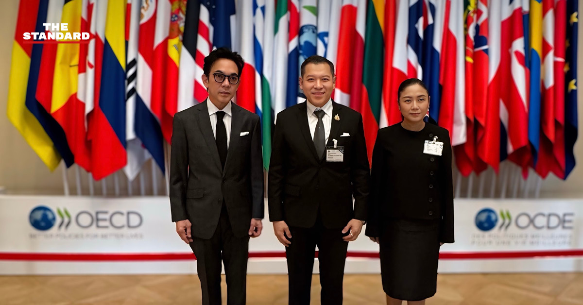 ภาพประกอบแสดงประเทศไทยกับการเข้าเป็นสมาชิก OECD พร้อมคำถามว่าไทยต้องเปลี่ยนแปลงอะไรบ้าง