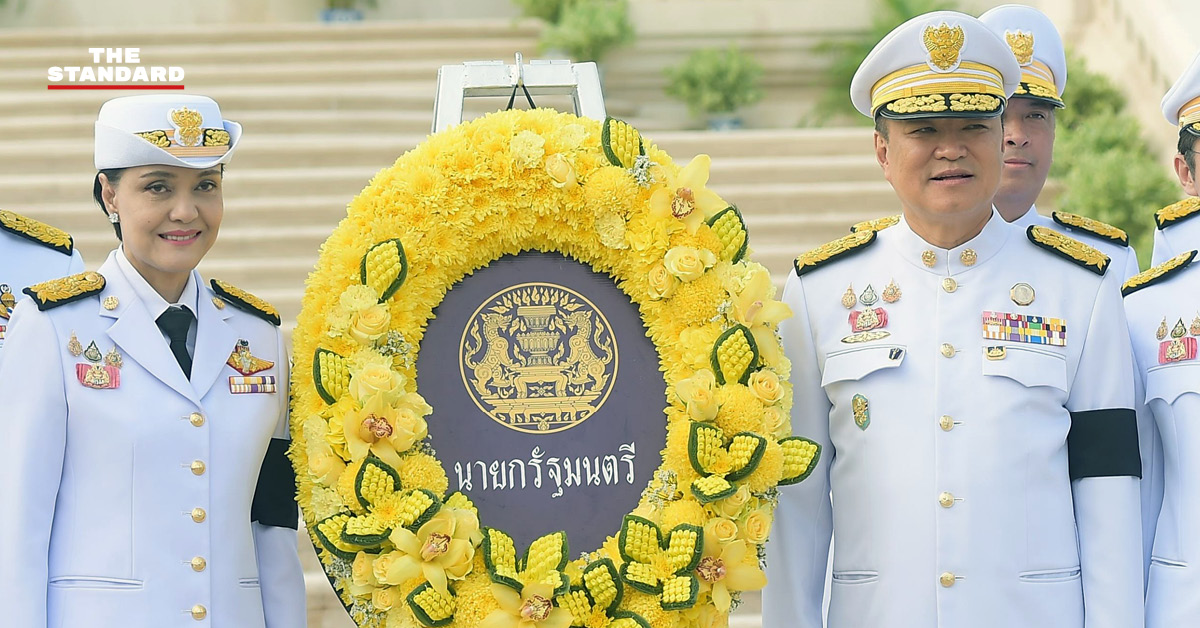 นายกรัฐมนตรีและคณะรัฐมนตรีวางพวงมาลาถวายสักการะพระบรมราชานุสาวรีย์ ร.9 ณ อุทยานเฉลิมพระเกียรติฯ