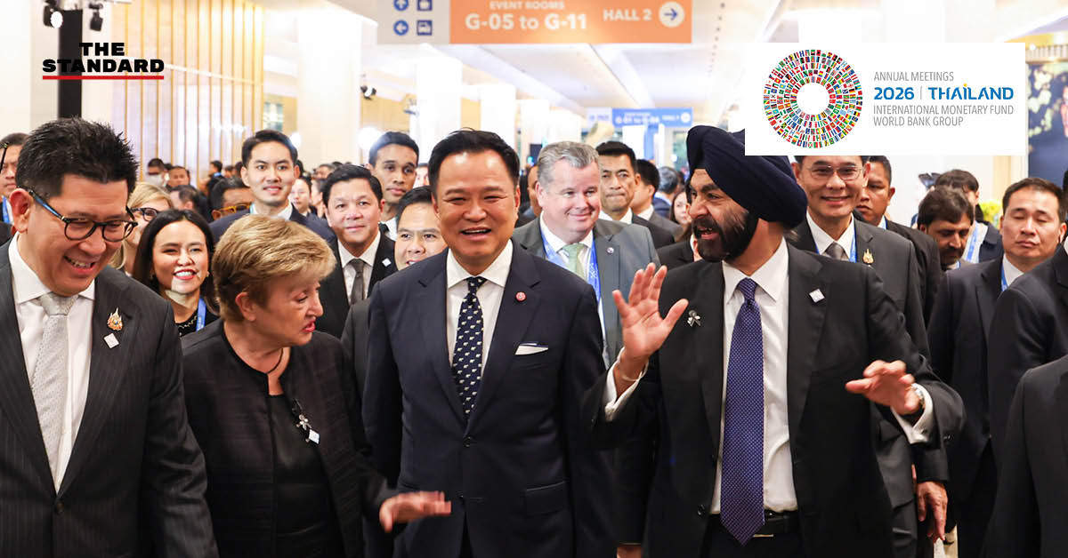 ภาพนายกฯ อนุทิน ชาญวีรกูล เปิด Royal Pavilion ในงาน IMF-World Bank 2026