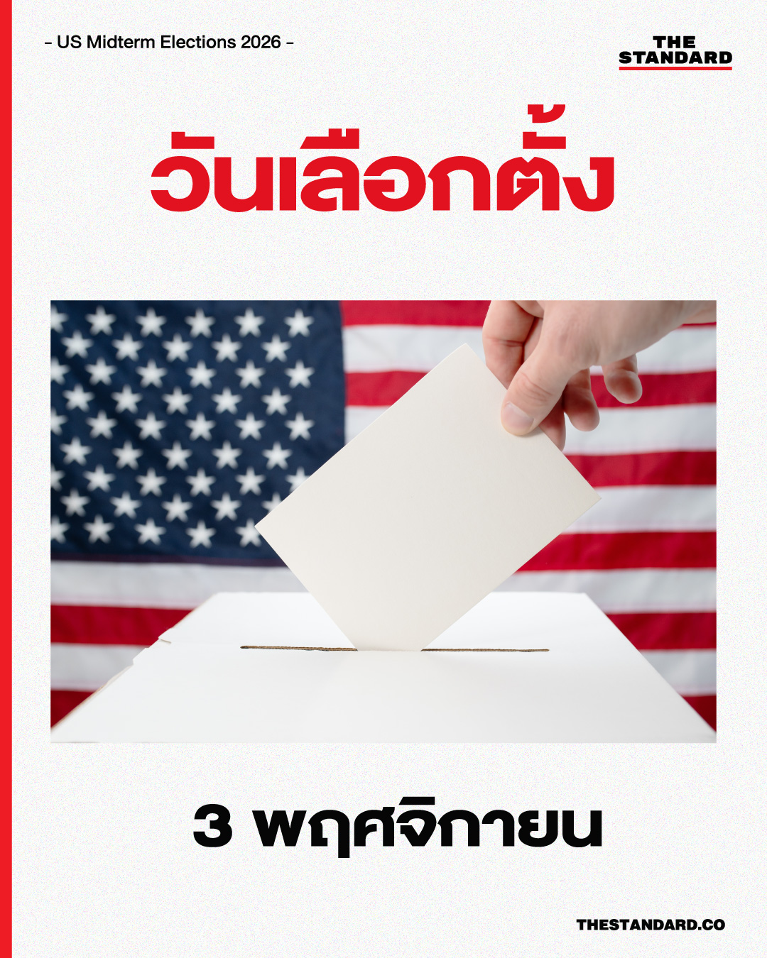 ภาพประกอบอินโฟกราฟิกคู่มือการเลือกตั้งกลางเทอมสหรัฐฯ 2026 1
