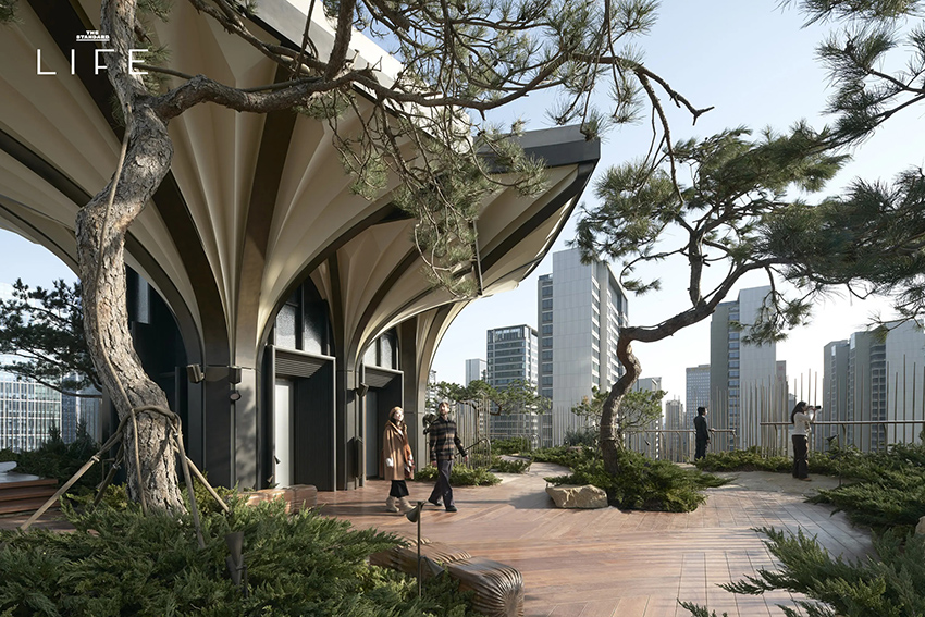 ทัศนียภาพของโครงการ Xi’an Tree สวนแนวตั้งแลนด์มาร์กใหม่ในเมืองซีอาน ออกแบบโดย Heatherwick Studio 2
